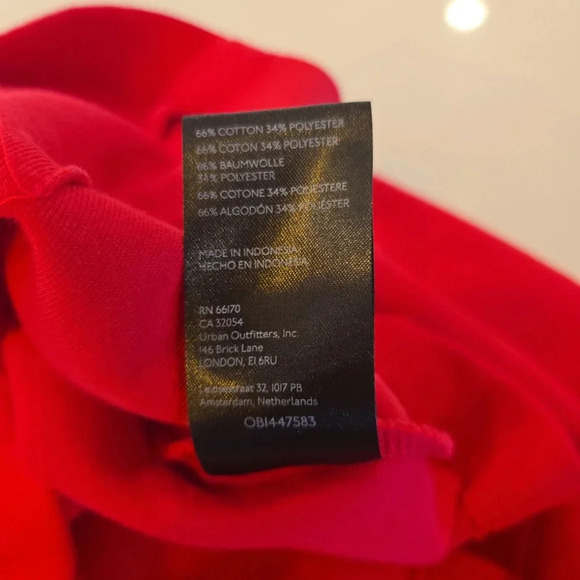 Maeve × Anthropologie Corset Poof Sleeve Crop Shirt Top Fushia Pink Size Small - Picture 11 of 11